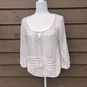 American Eagle boho peasant top!
